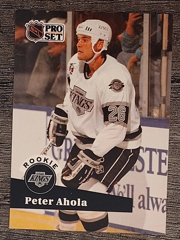 1991-92 Pro Set #540 Peter Ahola RC