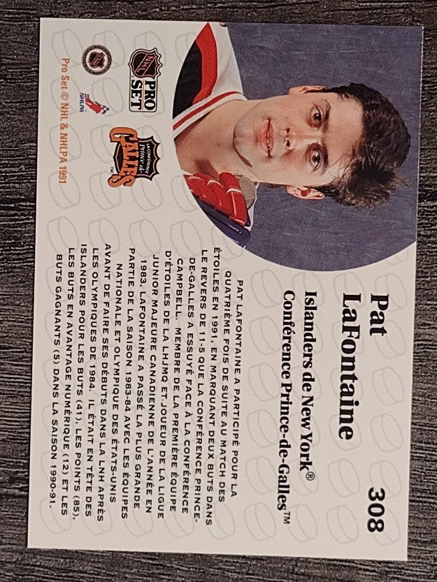 1991-92 Pro Set French #308 Pat LaFontaine AS