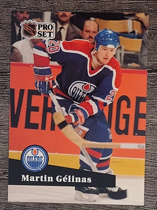 1991-92 Pro Set French #66 Martin Gelinas