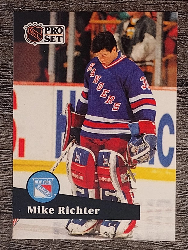 1991-92 Pro Set French #161 Mike Richter