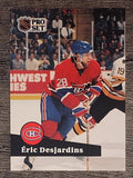 1991-92 Pro Set French #118 Eric Desjardins