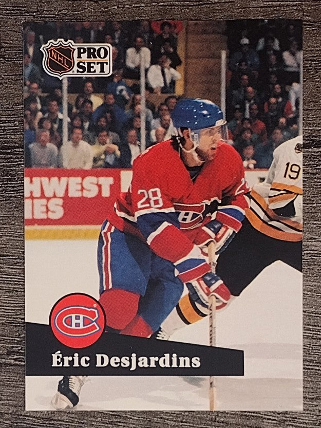 1991-92 Pro Set French #118 Eric Desjardins