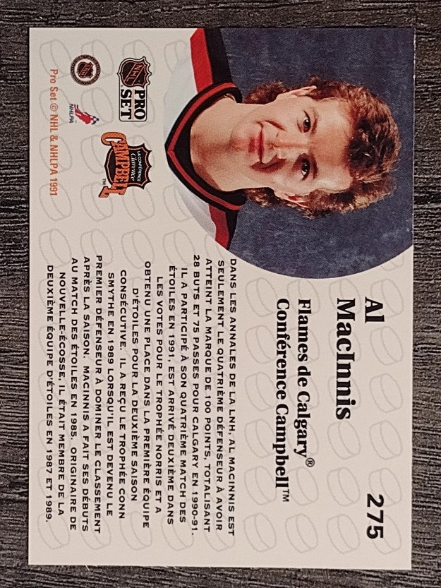 1991-92 Pro Set French #275 Al MacInnis AS