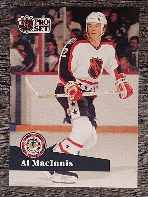 1991-92 Pro Set French #275 Al MacInnis AS
