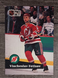 1991-92 Pro Set French #142 Slava Fetisov