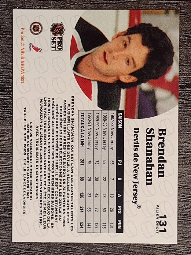 1991-92 Pro Set French #131 Brendan Shanahan
