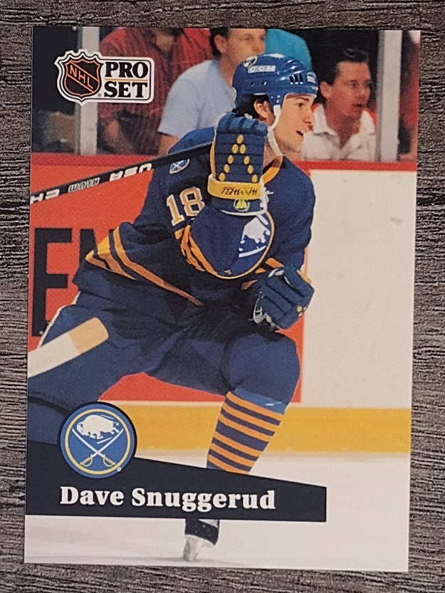 1991-92 Pro Set French #18 Dave Snuggerud