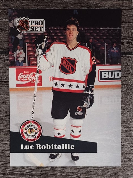 1991-92 Pro Set French #286 Luc Robitaille AS