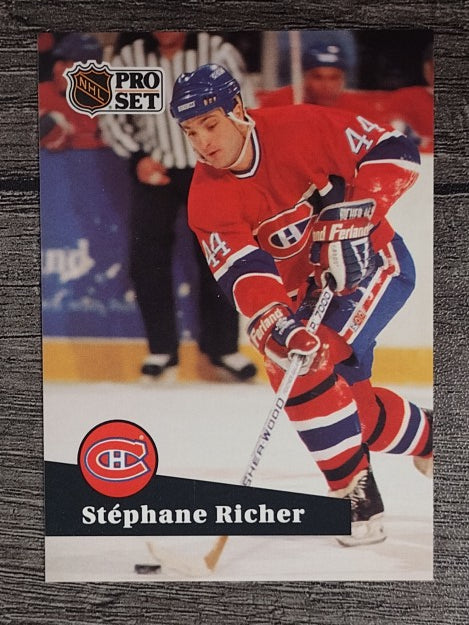 1991-92 Pro Set French #122 Stephane Richer