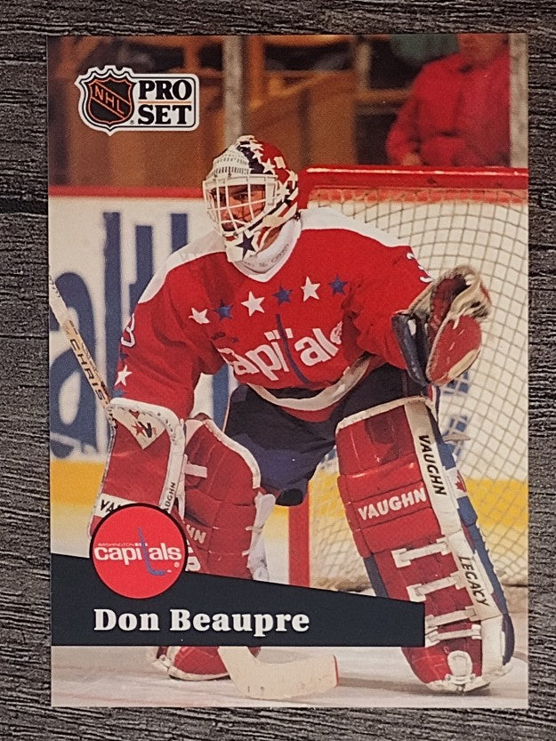 1991-92 Pro Set French #257 Don Beaupre