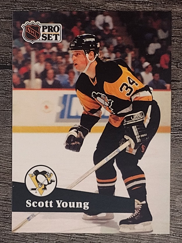 1991-92 Pro Set French #195 Scott Young