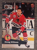 1991-92 Pro Set French #52 Doug Wilson