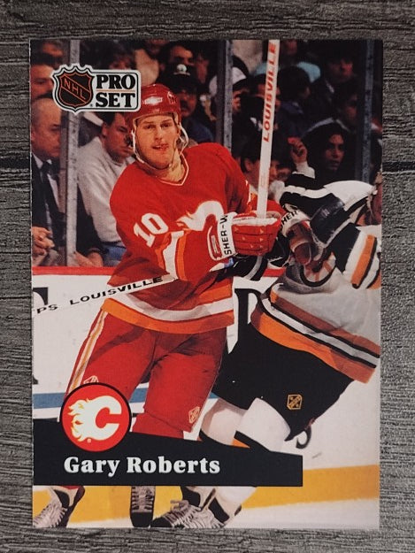 1991-92 Pro Set French #30 Gary Roberts