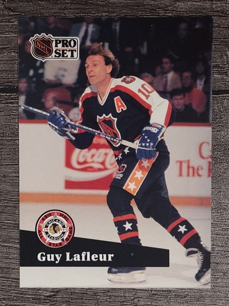 1991-92 Pro Set French #317 Guy Lafleur AS
