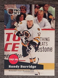 1991-92 Pro Set French #4 Randy Burridge