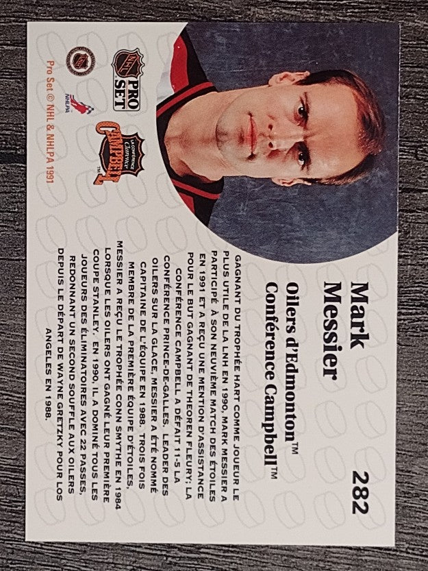 1991-92 Pro Set French #282 Mark Messier AS