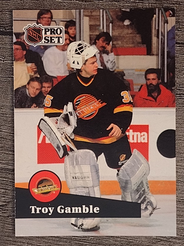 1991-92 Pro Set #238 Troy Gamble
