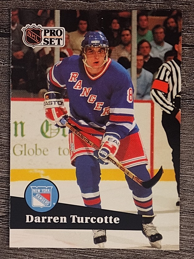 1991-92 Pro Set #160 Darren Turcotte