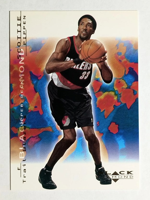 2000-01 Black Diamond #66 Scottie Pippen