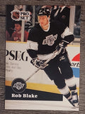 1991-92 Pro Set French #92 Rob Blake