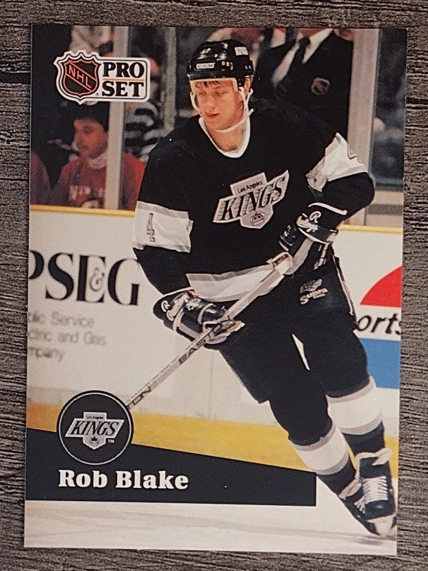 1991-92 Pro Set French #92 Rob Blake