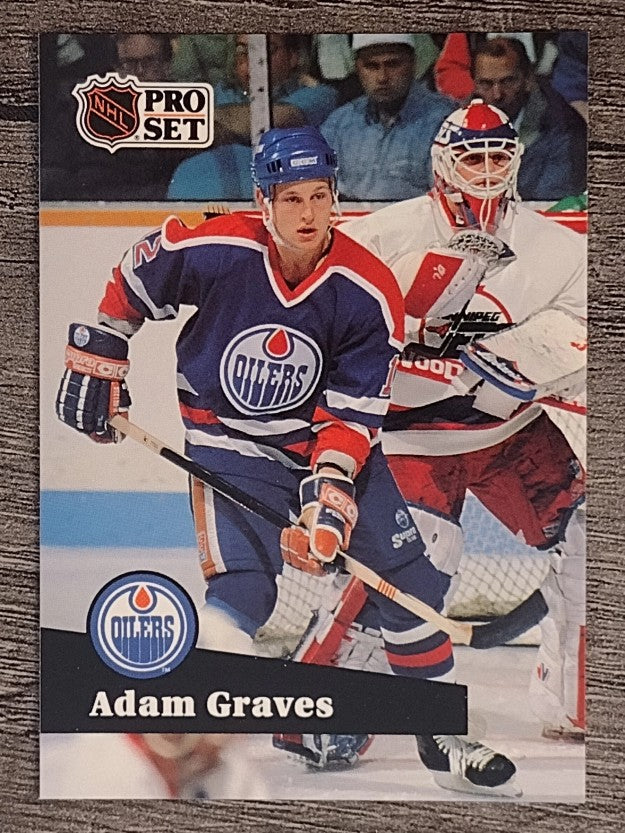 1991-92 Pro Set French #67 Adam Graves