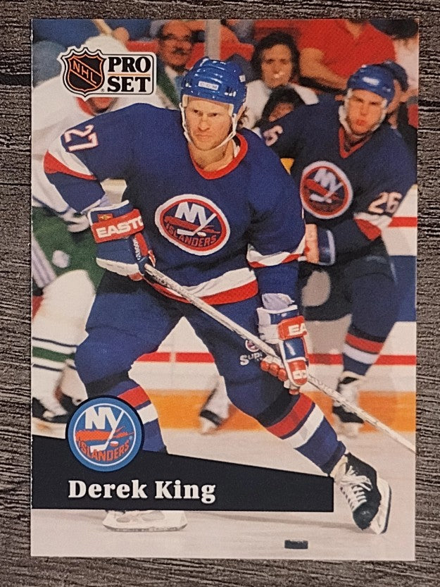 1991-92 Pro Set French #146 Derek King