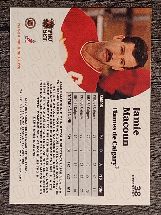 1991-92 Pro Set French #38 Jamie Macoun