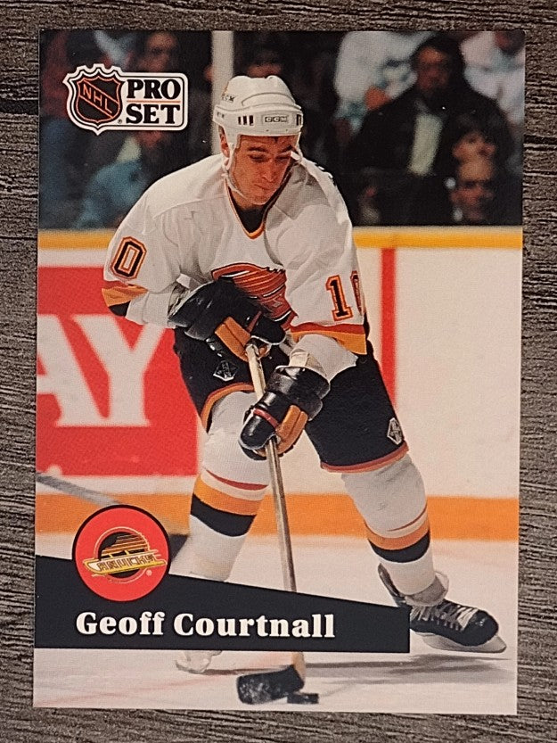 1991-92 Pro Set French #245 Geoff Courtnall