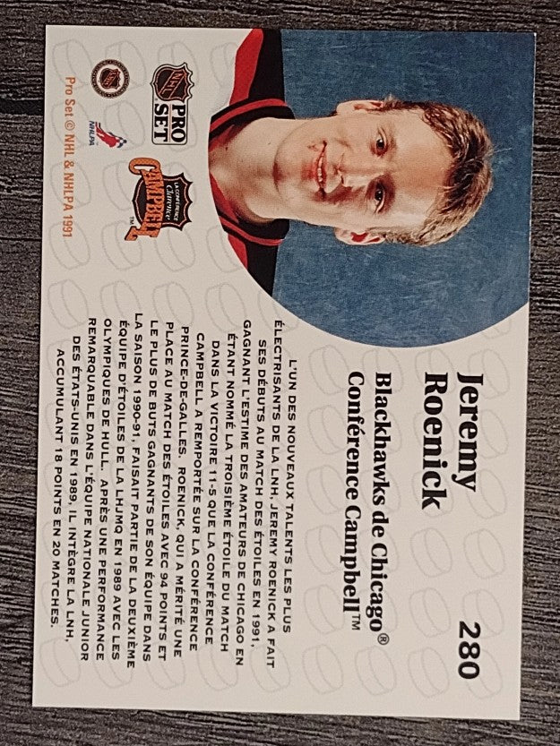 1991-92 Pro Set French #280 Jeremy Roenick AS