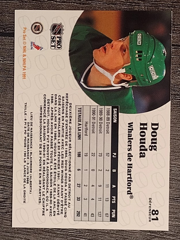 1991-92 Pro Set French #81 Doug Houda