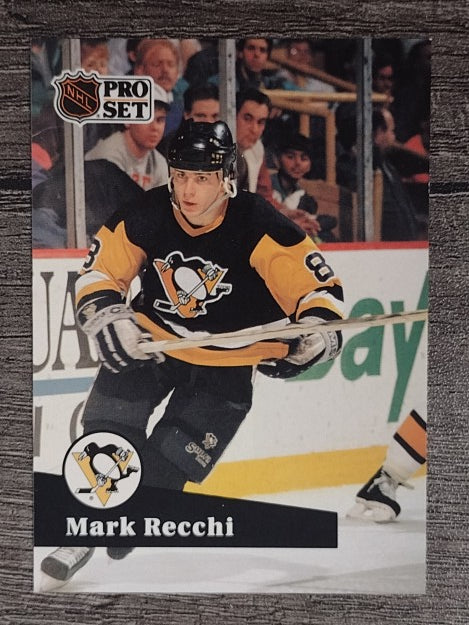 1991-92 Pro Set French #184 Mark Recchi
