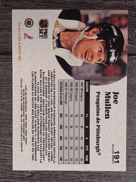 1991-92 Pro Set French #191 Joe Mullen