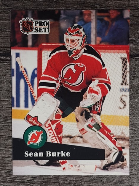 1991-92 Pro Set French #132 Sean Burke