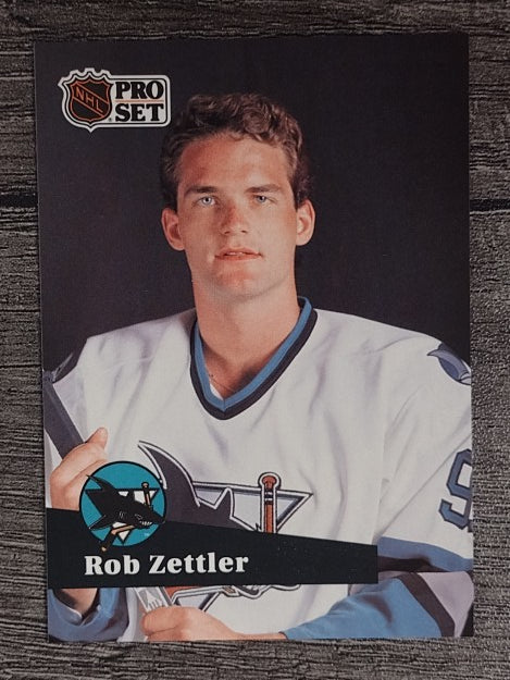 1991-92 Pro Set French #330 Rob Zettler