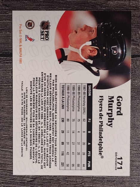 1991-92 Pro Set French #171 Gord Murphy
