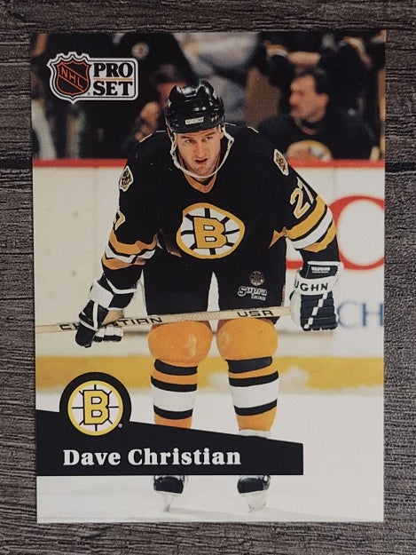 1991-92 Pro Set French #11 Dave Christian