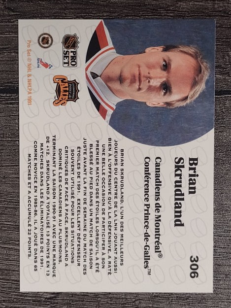 1991-92 Pro Set French #306 Brian Skrudland AS