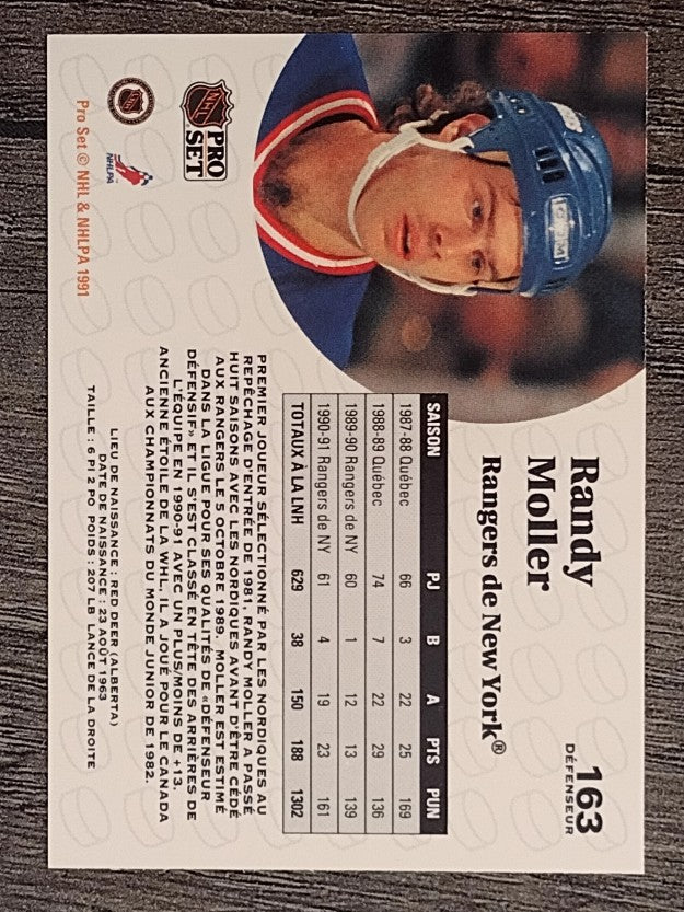 1991-92 Pro Set French #163 Randy Moller