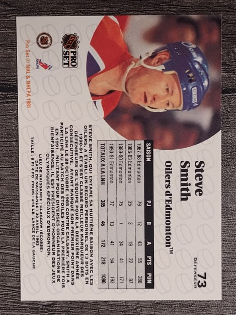 1991-92 Pro Set French #73 Steve Smith