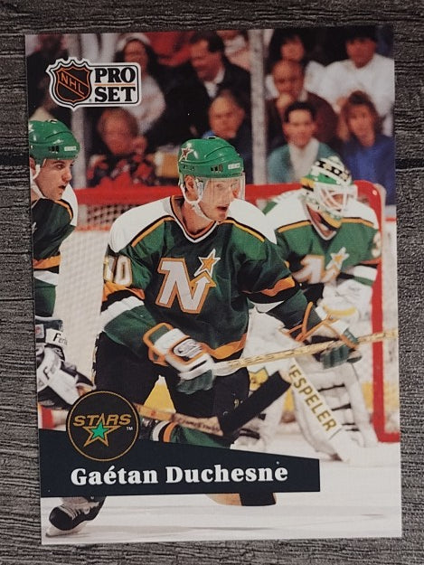 1991-92 Pro Set French #110 Gaetan Duchesne