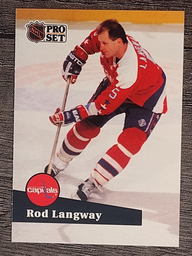 1991-92 Pro Set French #259 Rod Langway