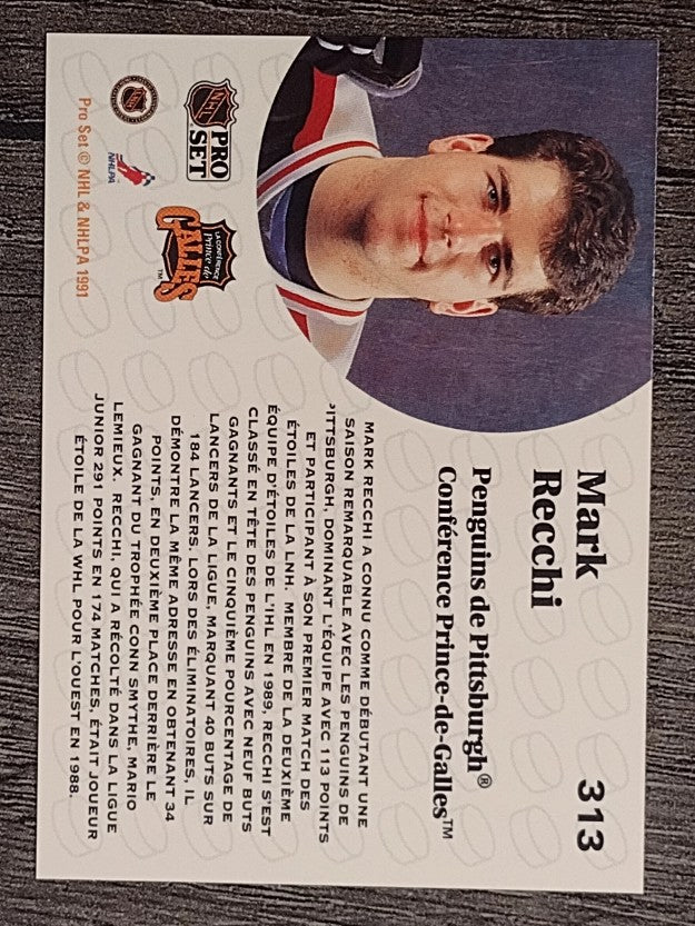 1991-92 Pro Set French #313 Mark Recchi AS