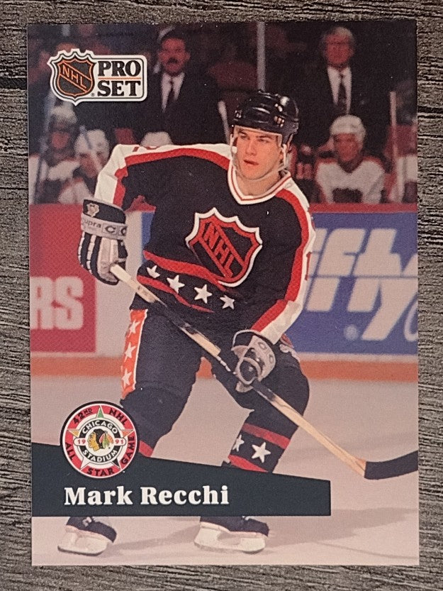 1991-92 Pro Set French #313 Mark Recchi AS