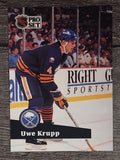 1991-92 Pro Set French #20 Uwe Krupp
