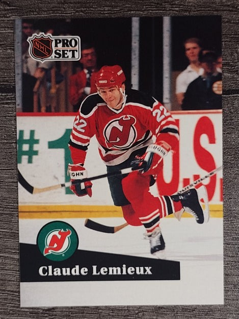 1991-92 Pro Set French #135 Claude Lemieux