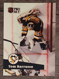 1991-92 Pro Set French #186 Tom Barrasso