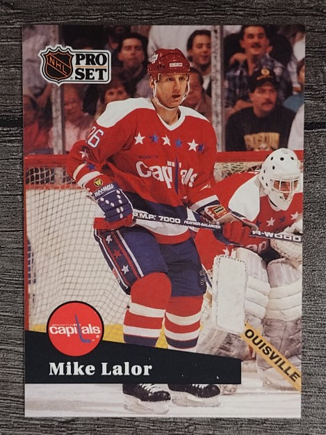 1991-92 Pro Set French #255 Mike Lalor