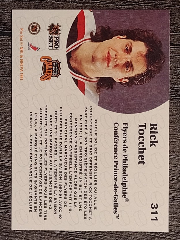 1991-92 Pro Set French #311 Rick Tocchet AS