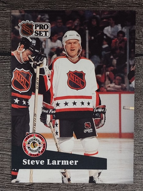 1991-92 Pro Set French #279 Steve Larmer AS